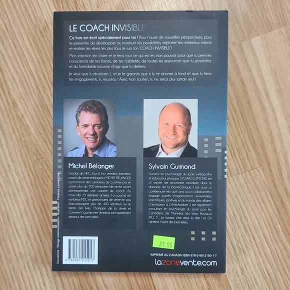 Le Coach invisible Michel Belanger Sylvain Guimond livre - Picture 2 of 5
